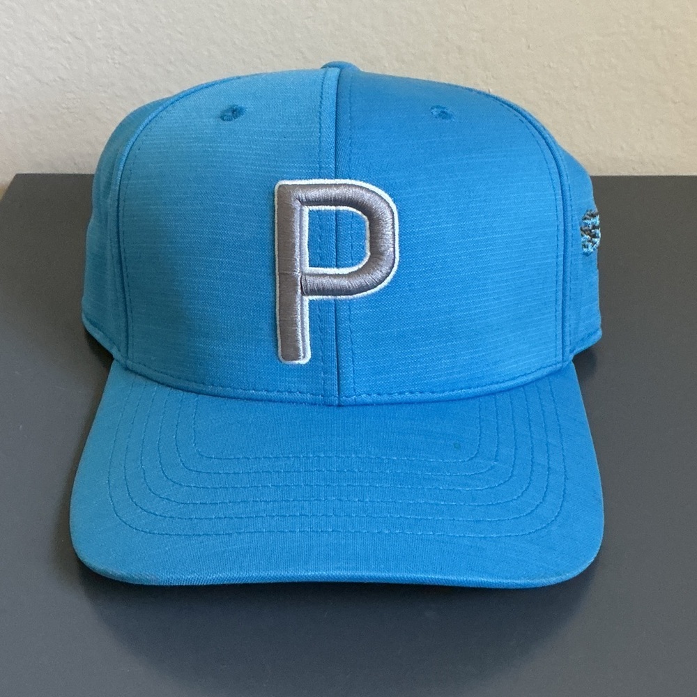 Puma Blue Hat with Silver Logo
